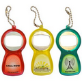 Full Color Dome Keychain Bottle Opener